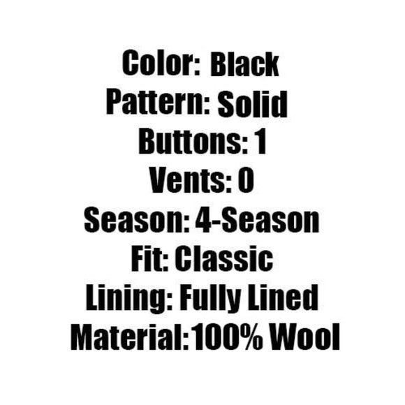 Hugo Boss 42L Black Tuxedo Jacket B228 - Picture 7 of 8